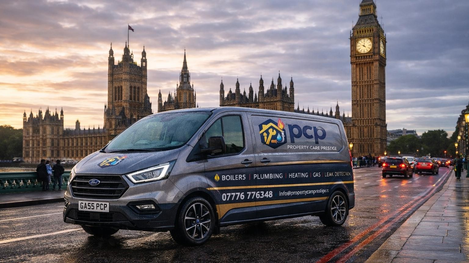 Property Care Prestige team on the road in London