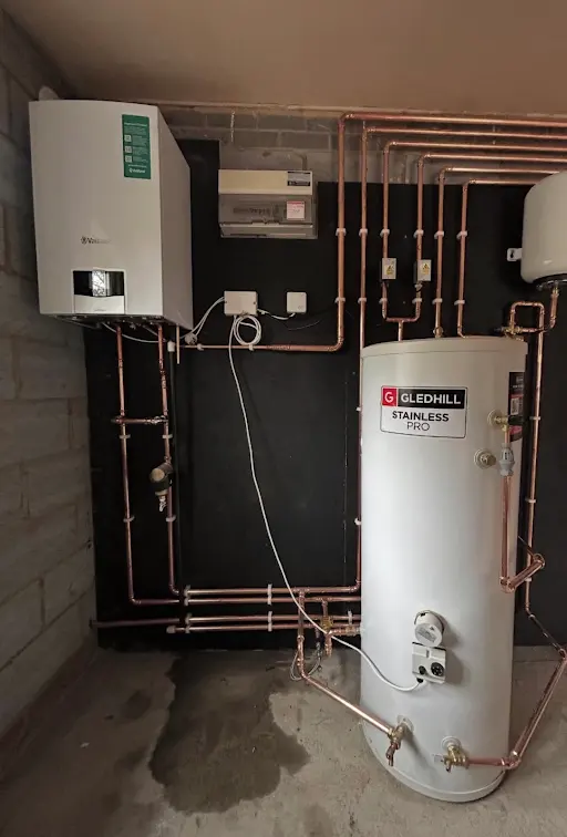 Boiler & cylinder install